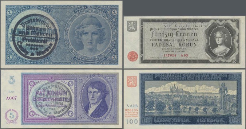 Deutschland - Nebengebiete Deutsches Reich: Protektorat Böhmen und Mähren, lot m...