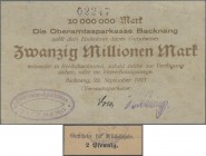 Deutschland - Notgeld - Württemberg: Lindner-Album mit Sammlung von 96 Scheinen der Region zwischen Stuttgart und Schwäbisch Hall, enthaltend 27 Stück...