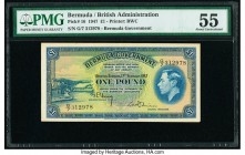 Bermuda Bermuda Government 1 Pound 17.2.1947 Pick 16 PMG About Uncirculated 55. 

HID09801242017

© 2020 Heritage Auctions | All Rights Reserved