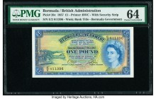 Bermuda Bermuda Government 1 Pound 1.5.1957 Pick 20c PMG Uncirculated 62 EPQ. 

HID09801242017

© 2020 Heritage Auctions | All Rights Reserved