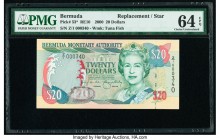 Bermuda Monetary Authority 20 Dollars 24.5.2000 Pick 53* Replacement PMG Choice Uncirculated 64 EPQ. 

HID09801242017

© 2020 Heritage Auctions | All ...