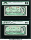 Canada Bank of Canada $1 1867-1967 Pick 84a BC-45a Commemorative Two Examples PMG Gem Uncirculated 66 EPQ. 

HID09801242017

© 2020 Heritage Auctions ...