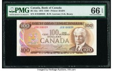 Canada Bank of Canada $100 1975 Pick 91a BC-52a PMG Gem Uncirculated 66 EPQ. 

HID09801242017

© 2020 Heritage Auctions | All Rights Reserved