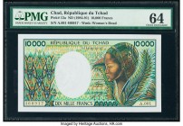 Chad Banque Des Etats De L'Afrique Centrale 10,000 Francs ND (1984-91) Pick 12a PMG Choice Uncirculated 64. 

HID09801242017

© 2020 Heritage Auctions...