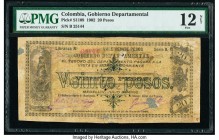 Colombia Gobierno Departamental 20 Pesos 1902 Pick S1109 PMG Fine 12 Net. Tape repairs; holes.

HID09801242017

© 2020 Heritage Auctions | All Rights ...