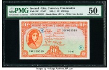 Ireland - Republic (Eire) Currency Commission Ireland 10 Shillings 7.9.1940 Pick 1C PMG About Uncirculated 50. 

HID09801242017

© 2020 Heritage Aucti...