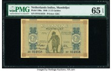 Netherlands Indies Muntbiljet 2 1/2 Gulden 15.6.1940 Pick 109a PMG Gem Uncirculated 65 EPQ. 

HID09801242017

© 2020 Heritage Auctions | All Rights Re...