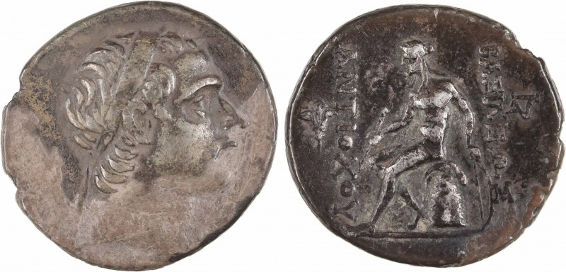 Syrie, Antiochos III le Grand, tétradrachme, Édesse (Mésopotamie), 212-204 av. J...