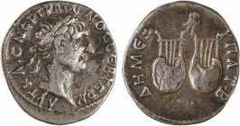 Lycie, Trajan, drachme fourrée, 98-99
A/AYT KAIC NER TRAIA-NOC CEB GERM
Tête laurée à droite
R/DHMEX YPATB
Petite chouette debout de face sur deux...