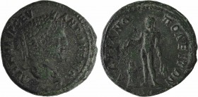 Thrace, Hadrianopolis, Caracalla, moyen bronze AE 27, 198-217
A/AVT K M AVR CEV - ANTONEINOC
Buste lauré à droite, vu de trois quarts en arrière
R/...