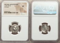 LUCANIA. Metapontum. Ca. 330-280 BC. AR stater or nomos (18mm, 12h). NGC VF. Head of Demeter, facing three-quarters right, wearing tiny stephane with ...