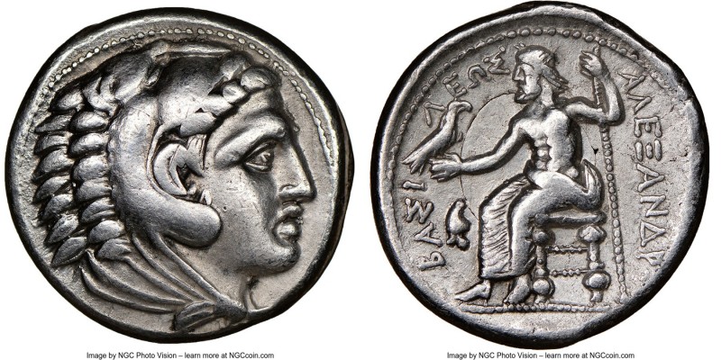 MACEDONIAN KINGDOM. Alexander III the Great (336-323 BC). AR tetradrachm (25mm, ...