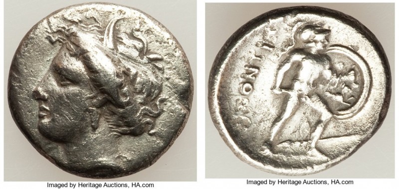 LOCRIS. Locris Opuntia. Ca. 380-300 BC. AR triobol or hemidrachm (15mm, 2.40 gm,...