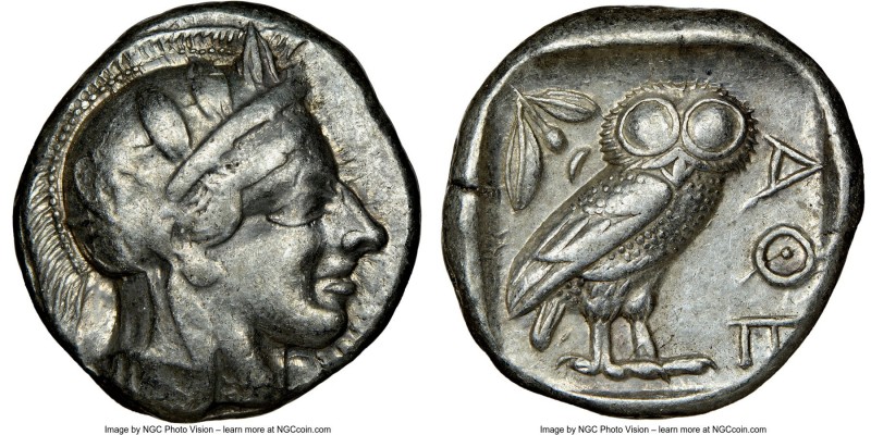 ATTICA. Athens. Ca. 440-404 BC. AR tetradrachm (24mm, 17.17 gm, 10h). NGC VF 4/5...