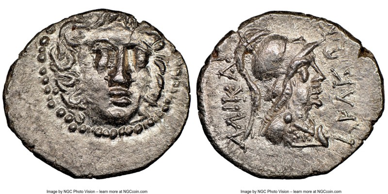 CARIA. Halicarnassus. Ca. 2nd-1st centuries BC. AR drachm (19mm, 4.55 gm, 12h). ...