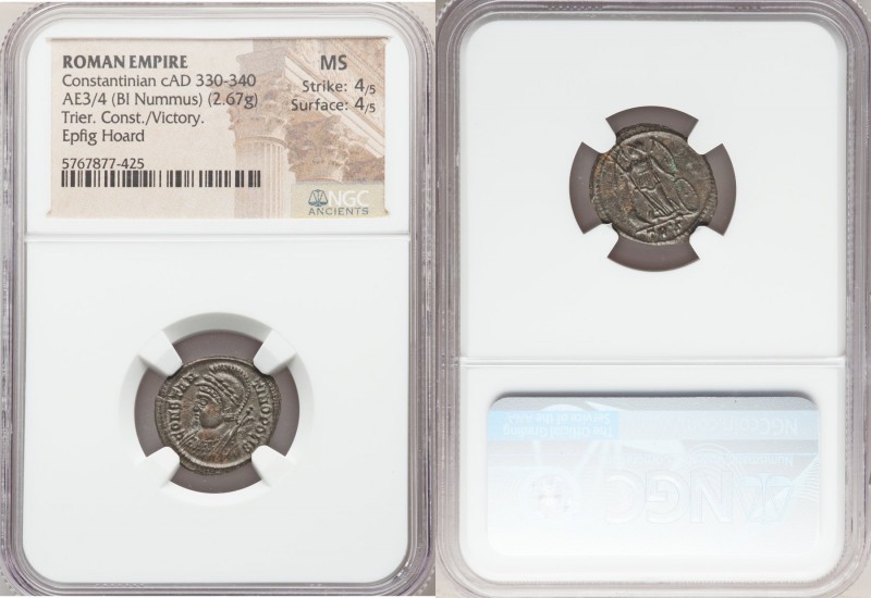 Constantinople Commemorative (ca. AD 330-340). AE3 or BI nummus (17mm, 2.67 gm, ...