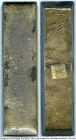 Nguyen Dynasty silver 10 Lang Bar ND (1841-1883) XF, Opitz-pg. 33. 116x30mm. 367.74gm. The base displays some minor discoloration from an old label or...