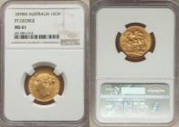 Victoria gold Sovereign 1878-M MS61 NGC, Melbourne mint, KM7. AGW 0.2355 oz. 

HID09801242017

© 2020 Heritage Auctions | All Rights Reserved