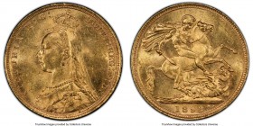 Victoria gold Sovereign 1893-S MS61 PCGS, Sydney mint, KM10, S-3868C. Jubilee head. AGW 0.2355 oz. 

HID09801242017

© 2020 Heritage Auctions | Al...