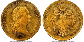 Franz II (I) gold Ducat 1794-G MS61 NGC, Gunzburg mint, KM1886. The first example of this date and mintmark combination that we have offered. 

HID0...