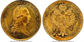 Franz II (I) gold Ducat 1797-G AU Details (Reverse Damage) NGC, Gunzburg mint, KM1886. A highly lustrous representative of the type.

HID09801242017...