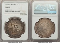 Victoria Trade Dollar 1897-B MS62 NGC, Bombay mint, KM-T5. "B" mintmark not noted on holder insert. 

HID09801242017

© 2020 Heritage Auctions | A...