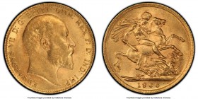Edward VII gold Sovereign 1906 MS62 PCGS, KM805, S-3969. AGW 0.2355 oz. 

HID09801242017

© 2020 Heritage Auctions | All Rights Reserved