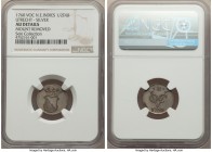 Dutch Colony. United East India Company 1/2 Duit 1760 AU Details (Mount Removed) NGC, KM112.1a. Utrecht issue. 

HID09801242017

© 2020 Heritage A...