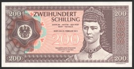 Austria 200 Schilling 2015 Specimen
P5535-Gabris; Mintage 600; Elisabeth Amalie Eugenie 1837-1898; UNC