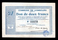 Belgium 2 Francs 1914
Commune De Hombourg;