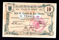 Belgium 10 Francs 1914
Ville De Dison;