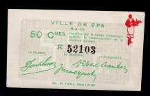 Belgium 50 Centimes 1915
Ville De Spa;