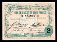 Belgium 2 Francs 1915
Commune De Hodimont;