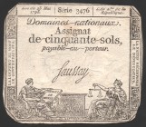 France 50 Sols 1793
P# A70b; F