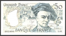 France 50 Francs 1981
P# 152e; № 1642062890; VF