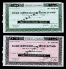 France Commercial Bank for Northern Europe Cheques 200-500 Francs 1990 Specimen
AUNC