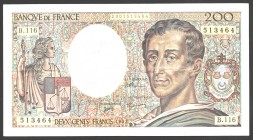 France 200 Francs 1992
P# 155e; № 2301513464; Cripsy; VF
