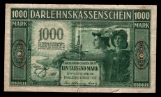 Germany Occupation of Kowno 1000 Marks 1918 Rare
PR134b; A1894434; VF