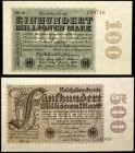 Germany 100 & 500 Millionen Mark 1923
P# 107 & 110