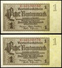 Germany Lot of 1 Rentenmark 1937
P# 173b; UNC