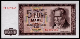 Germany 5 Mark 1964
P# 22a; AUNC+/UNC-