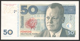 Germany 50 Mark 2018 Specimen
P5559-Gabris; Mintage 1200; Willy Brandt (1913 – 1992); UNC