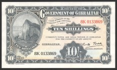 Gibraltar 10 Shillings 2018 Commemorative
UNC; Celebrate World Tourism