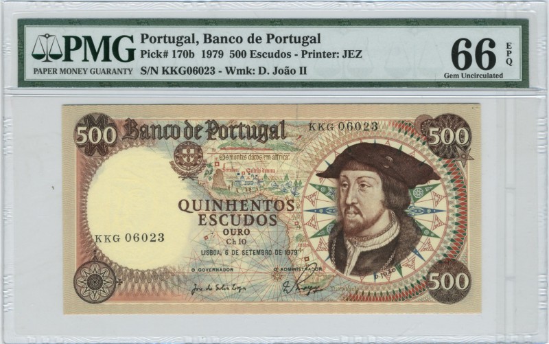 Portugal 500 Escudos 1979 PMG66EPQ
P# 170b