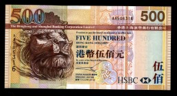 Hong Kong 500 Dollars 2003 Rare
P210; AA506316; . Big nominal; UNC