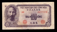 Vietnam 20 Dong 1951 Rare
P60a; AB36177216; VF+