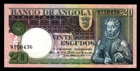 Angola 20 Escudo 1973
P104; 8T50436; UNC
