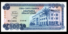 Burundi 500 Francs 1988
P30; M915896; UNC