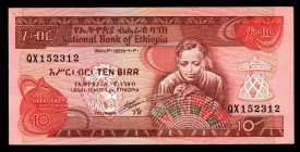 Ethiopia 10 Birr 1976
P32; QX152312; UNC