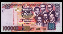 Ghana 10000 Cedis 2006
P35; EQ5547389; UNC